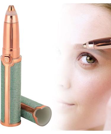 Eyebrow Shaver Portable Safe Lipstick Shape Electric One Key Switch Eye Brow Shaper for Women Girls (Green) - Buy Online on GoSupps.com