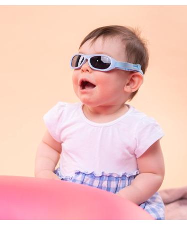 Kiddus Baby Sunglasses for Newborn to 2 Years | UV400 Coating | Fuchsiaflower Pattern - Buy Online on GoSupps.com