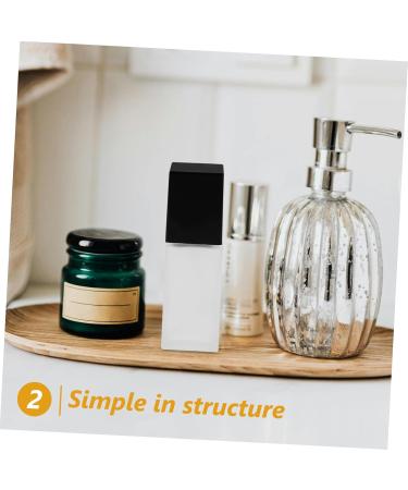 FOMIYES Frosted Glass 3pcs Liquid Foundation Bottle Cream Foundation Makeup Foundations Bottle Leakproof Foundation Bottle - Buy Online on GoSupps.com