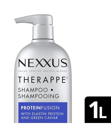 Nexxus Moisturizing Shampoo for Dry Hair - Therappe Ultimate Moisture Silicone-Free ProteinFusion with Elastin & Green Caviar - 33.8 oz | International Shipping Available - Buy Online on GoSupps.com