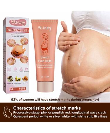  LINGJIONG Stretch Mark Cream 50ml Nourishing Stretch Mark Cream | Stretch Mark Cream for Pregnancy Weight & Bodybuilding - Buy Online on GoSupps.com