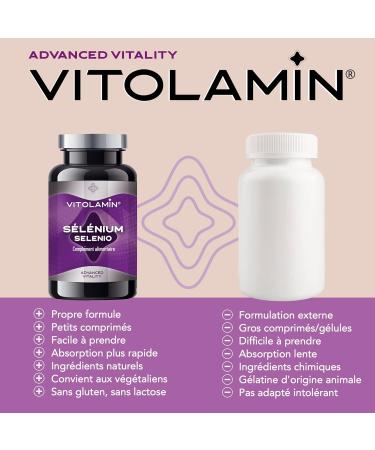 Selenium Vitolamin 365 Vegetarian Tablets - 1 per day. Selenium contributes to the normal functioning of the immune system - Buy Online on GoSupps.com