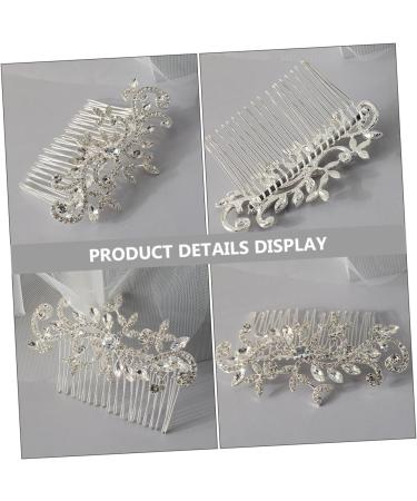 minkissy Wedding Hair Accessories Prom Hair Accessories Hair Combs for Women Accessories Bridal Hair Accessories Wedding Hair Comb Hair Side Comb Decor Zinc Alloy Bride Rhinestone Hair - Buy Online on GoSupps.com