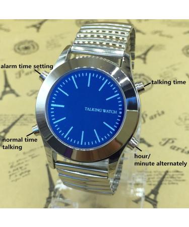 Talking Clock for the Visually Impaired - Quartz Alarm Clock with Spanish Announcements | International Shipping - Buy Online on GoSupps.com