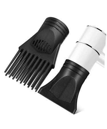 WOFASHPURET 2 Pcs Hair Dryer Nozzle Blow Dryer Brush Blow Dryer Attachment Blow Dryer Comb Accessory for Hairdryer Hair Dryer Concentrator Attachment Hair Dryer Diffuser Blow Dryer Part