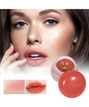 Lip Pudding Pot Pudding Pot Lip Moisturizing Lip Glaze Matte Velvet Mist | Lip Pudding Pot Lip and Cheek Balm for Women Long Lasting Retro Look - Buy Online on GoSupps.com