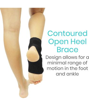 Vive Foot Ankle Wrap - Adjustable Right and Left Support Sleeve for Men and Women - Lightweight Breathable Brace for Sprains and Tendonitis - Small/Medium - Buy Online on GoSupps.com