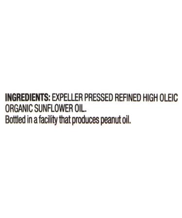 Spectrum Organic High Heat Sunflower Oil - 16 fl oz - Buy Online on GoSupps.com