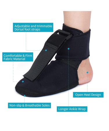 Plantar Fasciitis Night Sock Splint - Stretching Boot Splint for Sleeping Achilles Tendonitis Heel Pain Relief Plantar Fasciitis Night Foot Brace (Large) - Buy Online on GoSupps.com