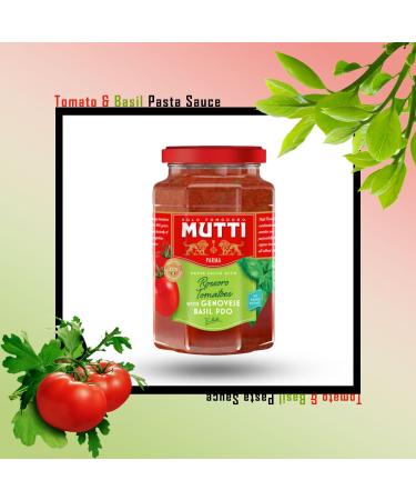 Mutti Pasta Sauce Pick N Mix - Choose From 4+ Flavours | Tomato-Basil Tomato-Parmesan Tomato-Chilli Tomato-Grilled Vegetables Flavors - Authentic Taste of Italy| 4 Pack (400g each) - Buy Online on GoSupps.com