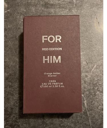 Zara FOR HIM RED EDITION 100 ML 3.38 Fl.Oz