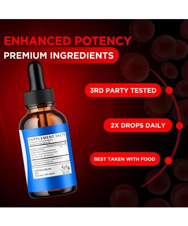 Glyco Shield Drops Official Glyco Shield Blood Support Drops with All Natural Ingredients GlycoShield Maximum Strength Liquid Supplement to Support Your Health and Wellness Naturally (30 Servings) - Buy Online on GoSupps.com