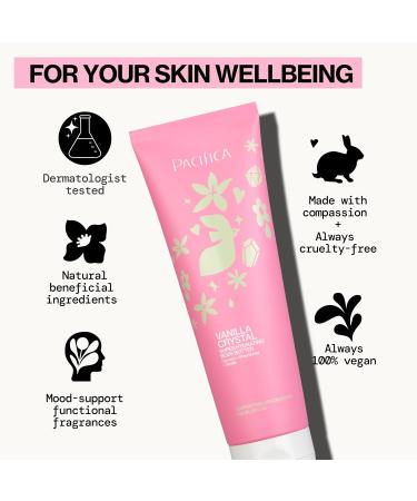 Pacifica Vanilla Crystal Body Butter Lotion Super Hydrating Moisturizer for Dry Skin Rich Shea Butter & Vitamin E Formula Vegan Cruelty-Free Clean Beauty Vanilla Scent 6 oz - Buy Online on GoSupps.com