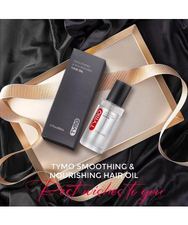 TYMO Weightless Hair Oil - Organic Nourishing Treatment for Shine & Smoothness - Vegan Serum for Dry, Damaged, Frizzy, Curly Hair - 2.7 Fl Oz - Buy Online on GoSupps.com