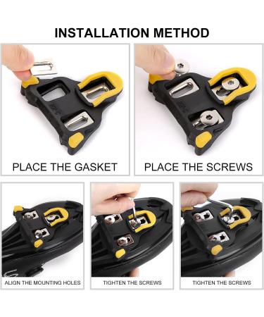 Baidell Bike Cleats - 6 Degree Float, Compatible with Shimano SPD-SL System, Cycling Pedals Cleat for Road Bikes - Indoor/Outdoor Bicycle Cleat Set - Buy Online on GoSupps.com