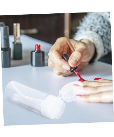 Mikinona 1 Set Nail Polish Remover Bottle Glass Dispenser Press down Bottle Nails Pump Dispenser Bottle Empty Bottle Press Dispenser for Polishing Compound Soap Pp Toner Bottle - Buy Online on GoSupps.com