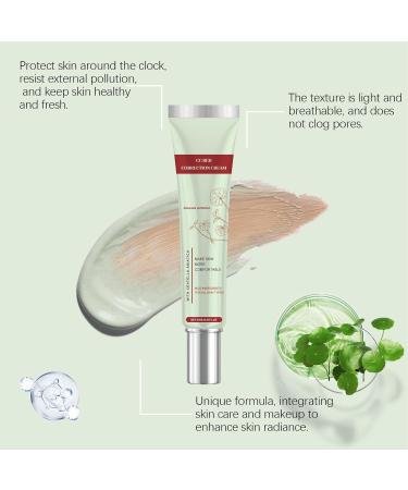 Foundation for Mature Skin | Moisturizing CC Cream - Concealer 15ml High Coverage Moisturizing For Skin Types Men And Women - Buy Online on GoSupps.com