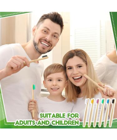 Buy Hestya 6 Set Bamboo Toothbrushes & Mini Toothpaste - Eco-Friendly Travel Essentials Individually Wrapped Multi-Colored 7 Inch - Buy Online on GoSupps.com