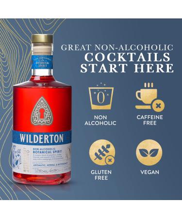 Wilderton Bittersweet Aperitivo Non Alcoholic Spirits - Grapefruit, Orange Blossom, and Aromatic Herb Botanical Blend - 25.4 fl oz - Buy Online on GoSupps.com