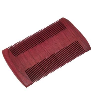Double Sided Lice Removal Comb Lice Comb Professional Wooden Fine Teeth Beard Comb Hair Styling Tool and Nits Removal Comb (10 x 6cm / 3.9 x 2.4in)