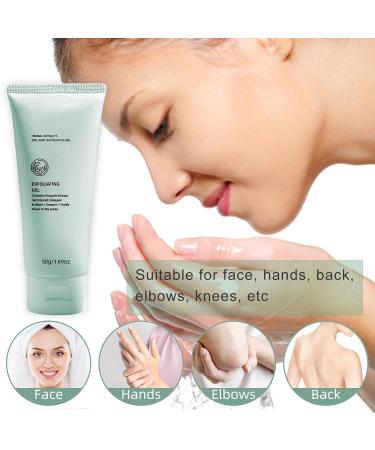 Purifying Exfoliating Gel Face exfoliator Cleanser Exfoliating Facial Scrub Exfoliating Gel Scrub Gentle Moisturizing Skin Exfoliant Facial Cleanser Face and Body for All Skin Types - Buy Online on GoSupps.com