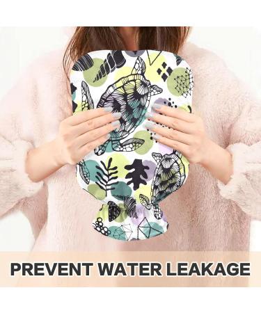 Hot Water Bottle with Turtle Shell Cover | 2L Pain Relief & Hand Warmer Ideal for Comfort & Relaxation - Buy Online on GoSupps.com