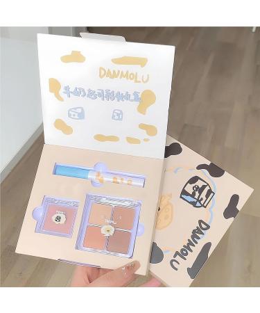 Neutral Eyeshadow Palette & Velvet Lip Gloss | 3-in-1 Multi-Purpose Makeup Set for Beginners & Professionals - Shop Internationally - Buy Online on GoSupps.com