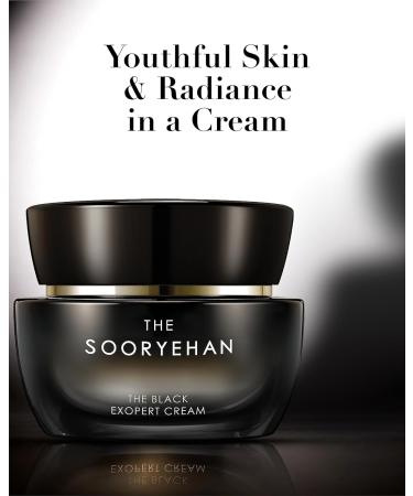 Sooryehan THE BLACK Expert Cream - Age-Defying Skin Elasticity & Balance | 50ml Korean Skincare with Orchid Petals Black Licorice & 3T Peptide - Buy Online on GoSupps.com