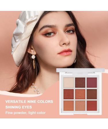 Eye Makeup Palette 9 Colors Eye Makeup Palette Waterproof Eye Shadow Powder Bright and Warm Colorful Eye Shadows Makeup Pallet Set Frifer 03 - Buy Online on GoSupps.com