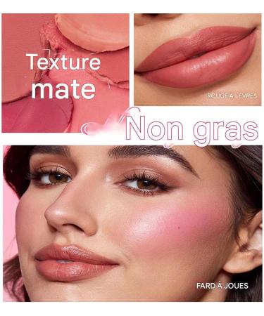 Cream Blush Palette - Blendable and Layerable Face Blush Lip and Cheek Cream For Women Friends Girlfriends Sisters and Family - Buy Online on GoSupps.com