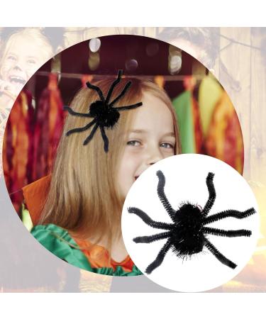 Halloween Spider Pins | Halloween Spider Shape Hairpins | Spider Barrettes Halloween Hair Accessories for Family Friends Women Black - Buy Online on GoSupps.com