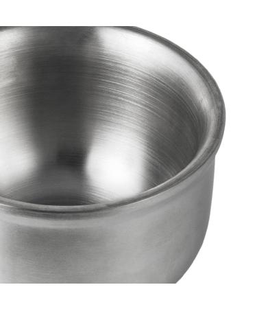 Perfk Unbreakable Stainless Steel Shaving Bowl - Durable Portable Heat-Insulating Razor Cup for Cream & Soap - Buy Online on GoSupps.com
