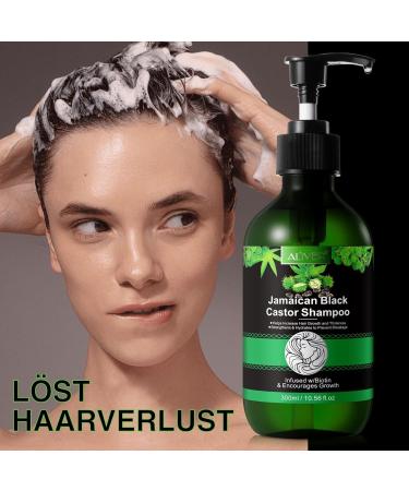 P-Beauty Castor Oil Shampoo with Biotin 3x300ml for Hair Growth Natural Hair Care & Scalp Care | Anti Hair Loss Shampoo - Buy Online on GoSupps.com