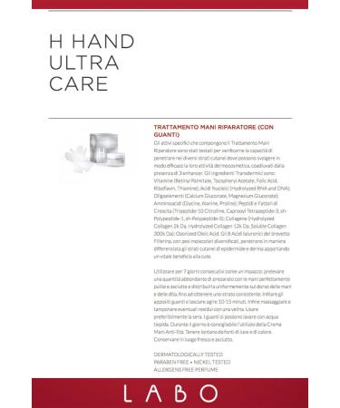 Fillerina Transdermic H-Hand Ultra Care - 60ml Hand Treatment & Repair Gloves | International Shipping - Buy Online on GoSupps.com
