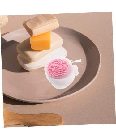 VINTORKY detergent Washing device face exfoliator double sided frosted washbasin Scrubber facial exfoliator brush silicone face brush Silica gel clean Handheld 3d Cleaner - Buy Online on GoSupps.com
