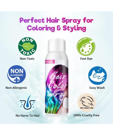 Blue Hair Spray Dye | Temporary Spray-On Color | 1-Day Washable 100ML for Cosplay & Festival - Buy Online on GoSupps.com