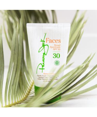 Panama Jack Faces Sunscreen Lotion - SPF 30 Broad Spectrum UVA/UVB Protection Hypoallergenic PABA Paraben & Gluten Free 3 FL OZ (Pack of 1) 1 Count (Pack of 1) - Buy Online on GoSupps.com