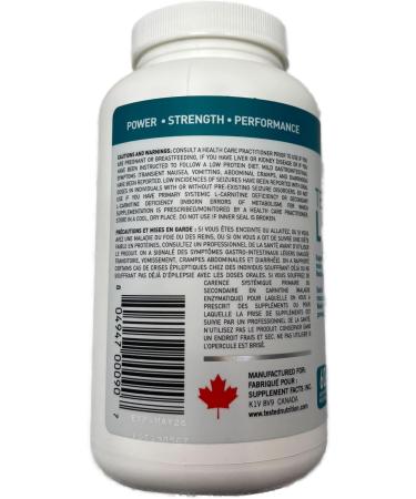 Tested Nutrition L-Carnitine Capsules | 454mg L-Carnitine Tartrate per Capsule | Stimulant Free Weight Loss Support Muscle Recovery Energy Metabolism Booster | 60 Servings (180 Capsules) - Buy Online on GoSupps.com