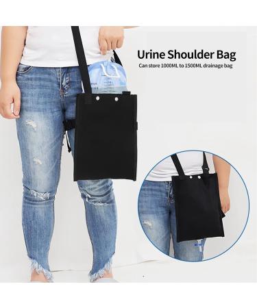 Shop Catheter Bag Covers - Urine Bag Cover & Holder with Safety Lock | Black Catheter Leg Bag for Comfort & Convenience - Buy Online on GoSupps.com