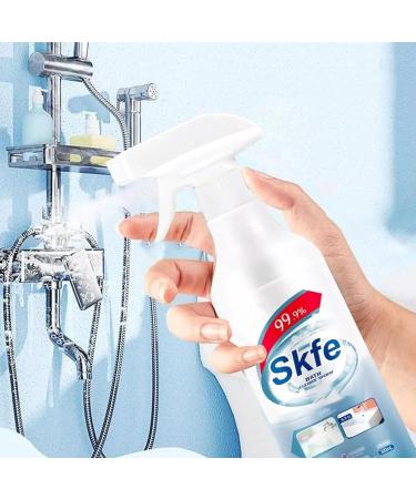 Skfe Bath Cleaner Spray Skfe Stubborn Stains Cleaner Skfe Bathroom Cleaning Spray Bathroom Descaler Cleaner Powerful Bathroom Cleaning Spray for Toilet Bath Shower (1Pcs) - Buy Online on GoSupps.com