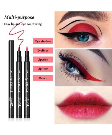 Ownest 12 Colors Liquid Eyeliner Set - Waterproof Matte Neon Eye Liner Pen for Colorful Makeup - Buy Online on GoSupps.com