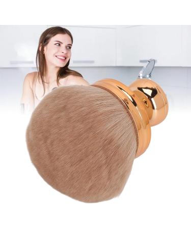 Makeup Brush Compact Electroplated Handle Mushroom Head Skin-Friendly Home Foundation Brush for Dressing Table - Buy Online on GoSupps.com