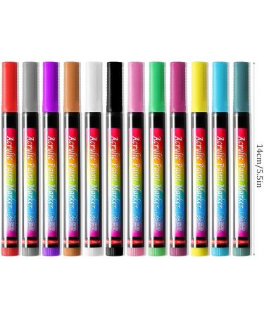 Pens Set - 12 Colors 3d Graffiti Pens Nail Paint Water-Based Gel Polish Pens For Colorful Nail Decoration Tools Painting Pens For - Buy Online on GoSupps.com