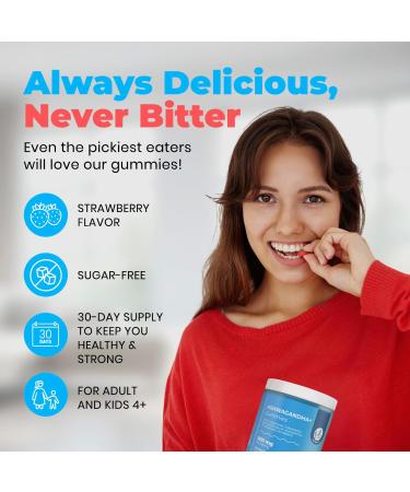 DR. MORITZ Ashwagandha Gummies for Calm Relaxation and Immune Support - Ashwagandha for Women and Men - with L-Theanine - Sugar Free and Non-GMO (120 Count) 120 Count (Pack of 2) - Buy Online on GoSupps.com