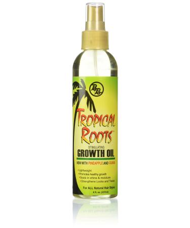 Bronner Brothers Tropical Roots Growth Oil  8 Fl Oz 1