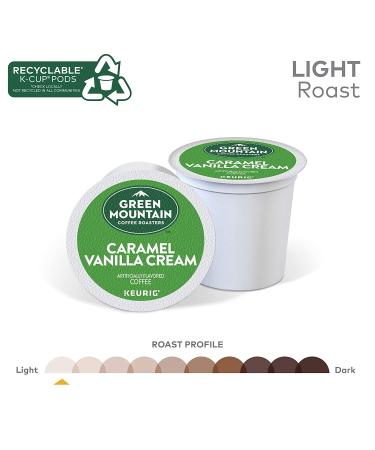 Green Mountain Caramel Vanilla Cream Coffee K-Cup Pods â€“ Light Roast, 12 Count (Pack of 6) - Buy Online on GoSupps.com