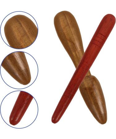 Minkissy 4-Piece Wood Massage Tools Set | Thai Foot & Hand Massage Devices | Reflexology & Relaxation Rollers - Buy Online on GoSupps.com