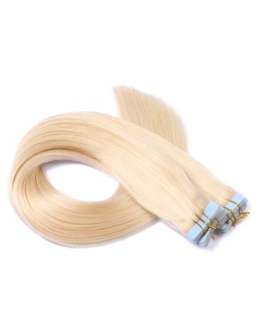Premium #613 Clisure Light Blonde Tape In Hair Extensions - 60cm 100% Remy Real Hair 50 Tresses - Shop Now! - Buy Online on GoSupps.com