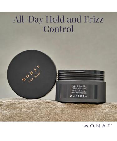 MONAT Matte Styling Clay for Men | Water & Clay Hair Paste for Thicker Hair | Net Wt. 45 ml / 1.52 fl. oz. - International Shipping Available - Buy Online on GoSupps.com