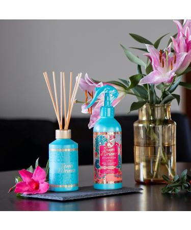 Tesori D Oriente Ayurveda Reed Diffuser Set | 200ml Scented Home Fragrance with 8 Sticks | International Shipping Available - Buy Online on GoSupps.com
